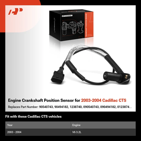 Engine Crankshaft Position Sensor for 2003-2004 Cadillac CTS