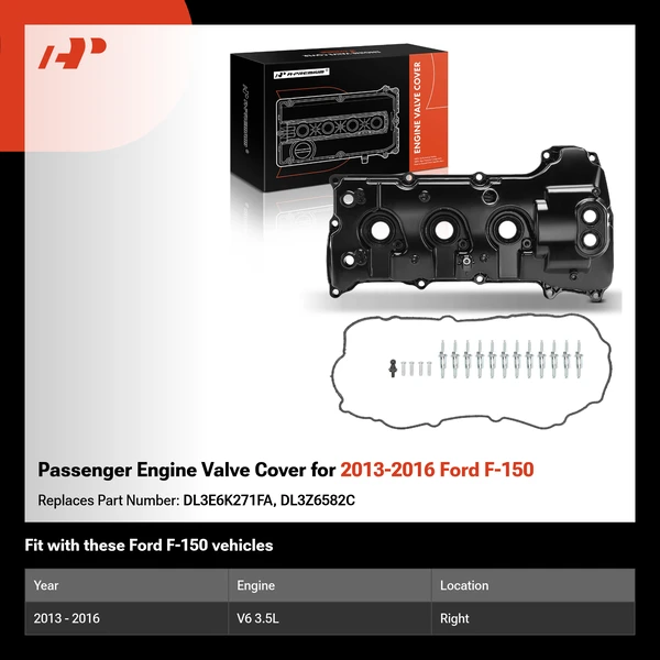 Passenger Engine Valve Cover for 2013-2016 Ford F-150