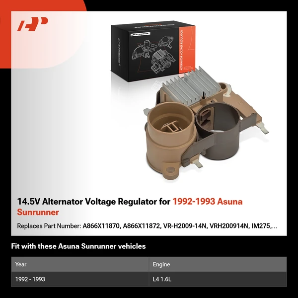 14.5V Alternator Voltage Regulator for 1992-1993 Asuna Sunrunner