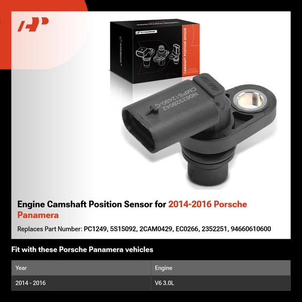 Engine Camshaft Position Sensor for 2014-2016 Porsche Panamera
