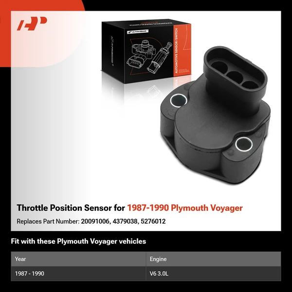Throttle Position Sensor for 1987-1990 Plymouth Voyager