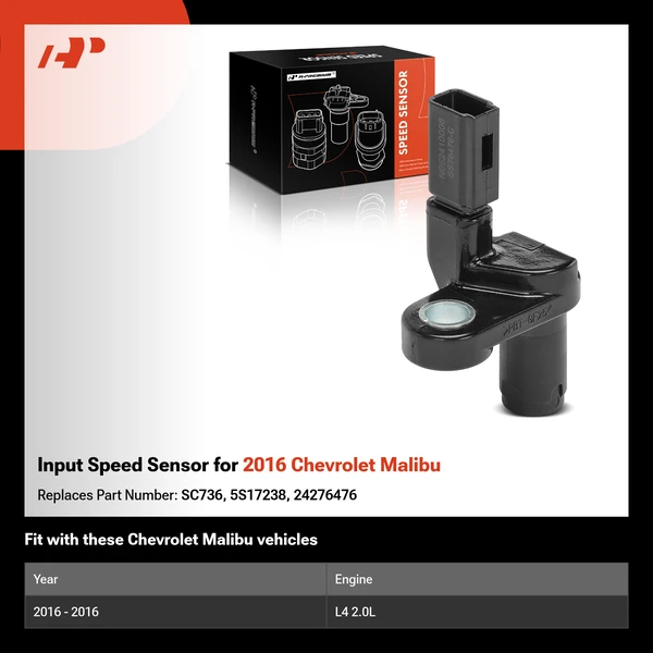 Input Speed Sensor for 2016 Chevrolet Malibu