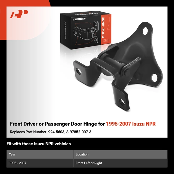 Front Driver or Passenger Door Hinge for 1995-2007 Isuzu NPR