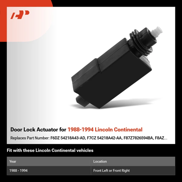 Door Lock Actuator for 1988-1994 Lincoln Continental