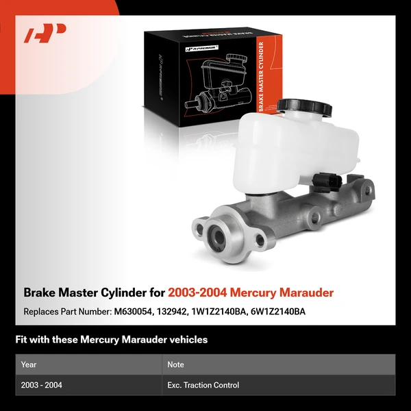 Brake Master Cylinder for 2003-2004 Mercury Marauder