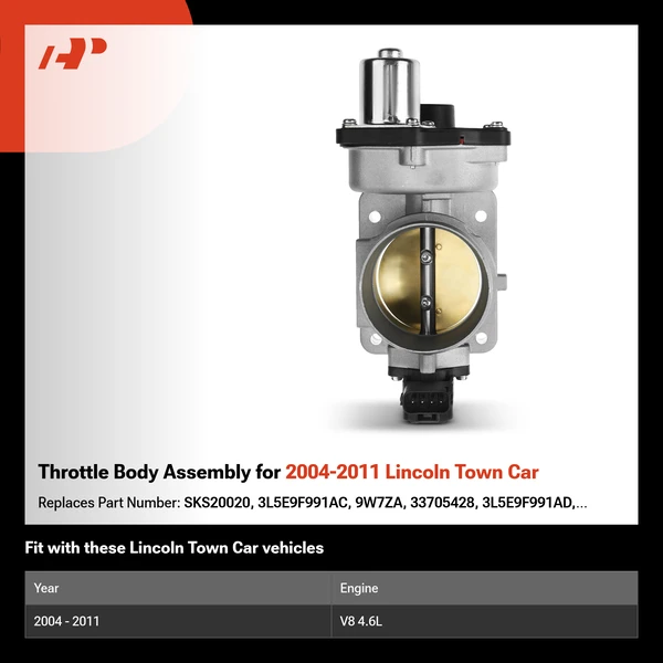 Throttle Body Assembly for 2004-2011 Lincoln Town Car