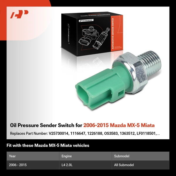Oil Pressure Sender Switch for 2006-2015 Mazda MX-5 Miata