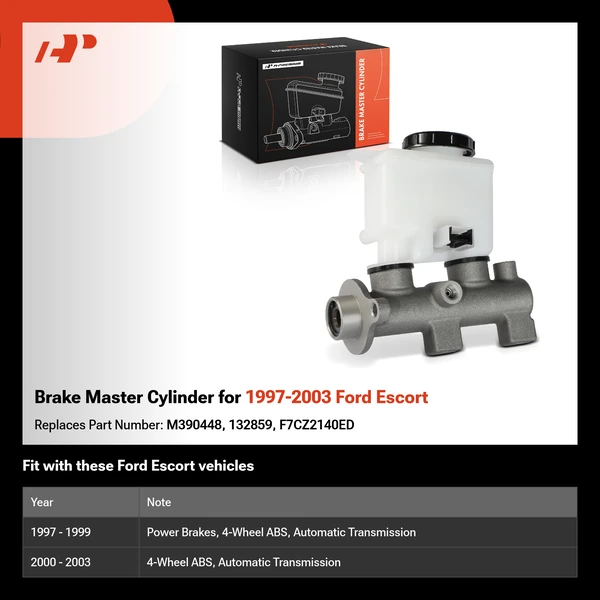 Brake Master Cylinder for 1997-2003 Ford Escort