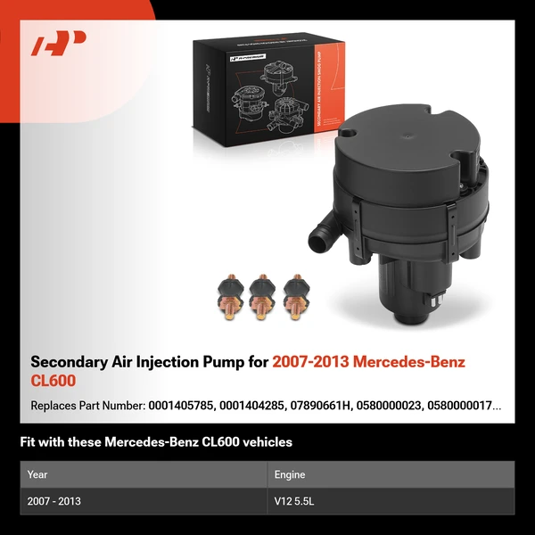 Secondary Air Injection Pump for 2007-2013 Mercedes-Benz CL600