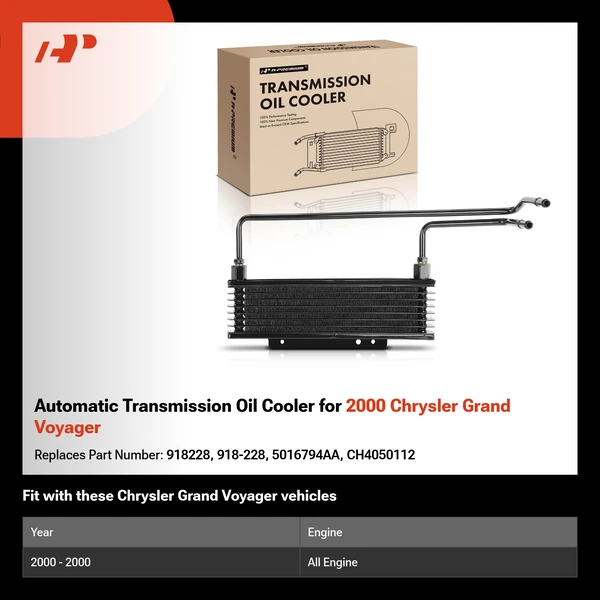 Automatic Transmission Oil Cooler for 2000 Chrysler Grand Voyager