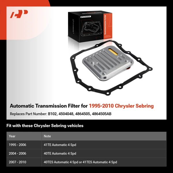 Automatic Transmission Filter for 1995-2010 Chrysler Sebring