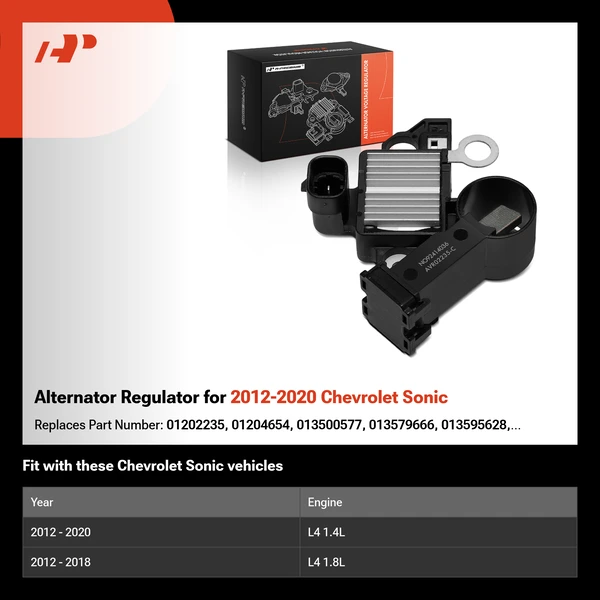 Alternator Regulator for 2012-2020 Chevrolet Sonic