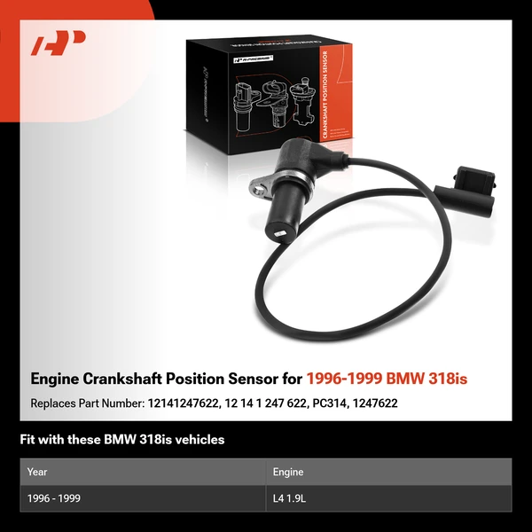 Engine Crankshaft Position Sensor for 1996-1999 BMW 318is