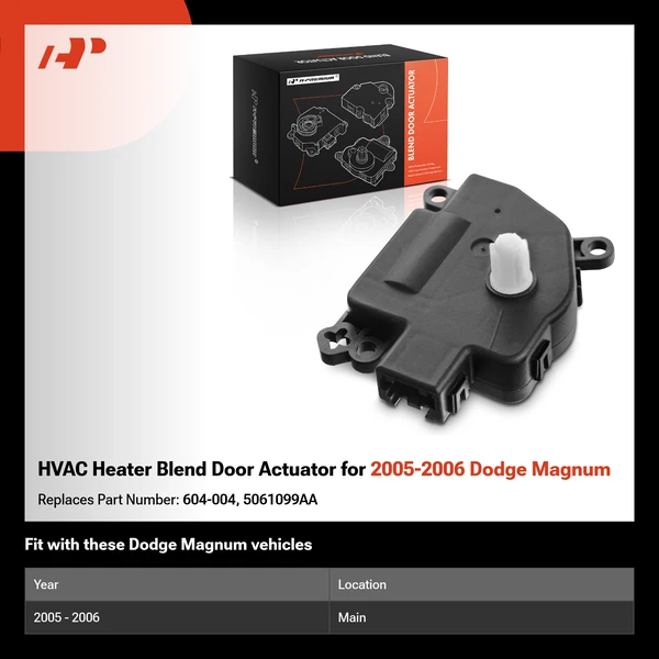 HVAC Heater Blend Door Actuator for 2005-2006 Dodge Magnum