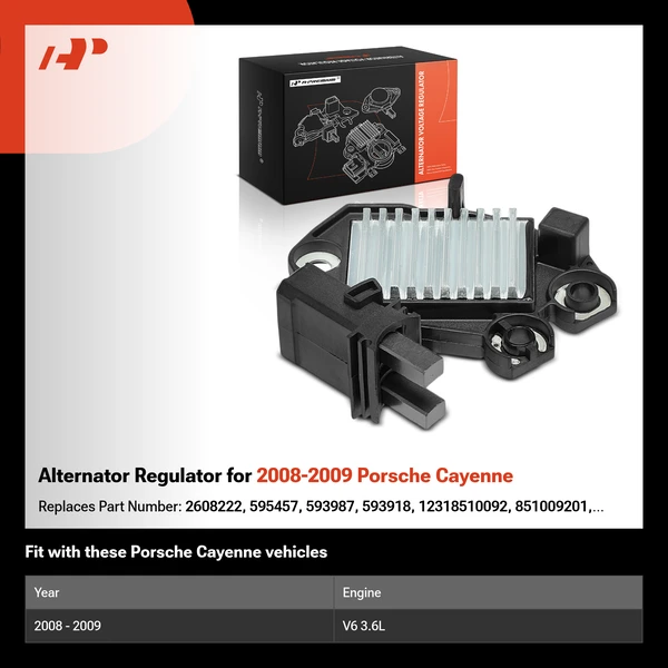 Alternator Regulator for 2008-2009 Porsche Cayenne