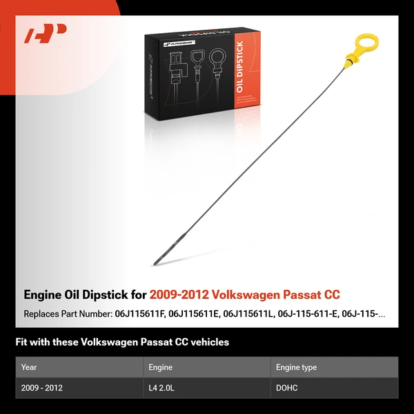 Engine Oil Dipstick for 2009-2012 Volkswagen Passat CC