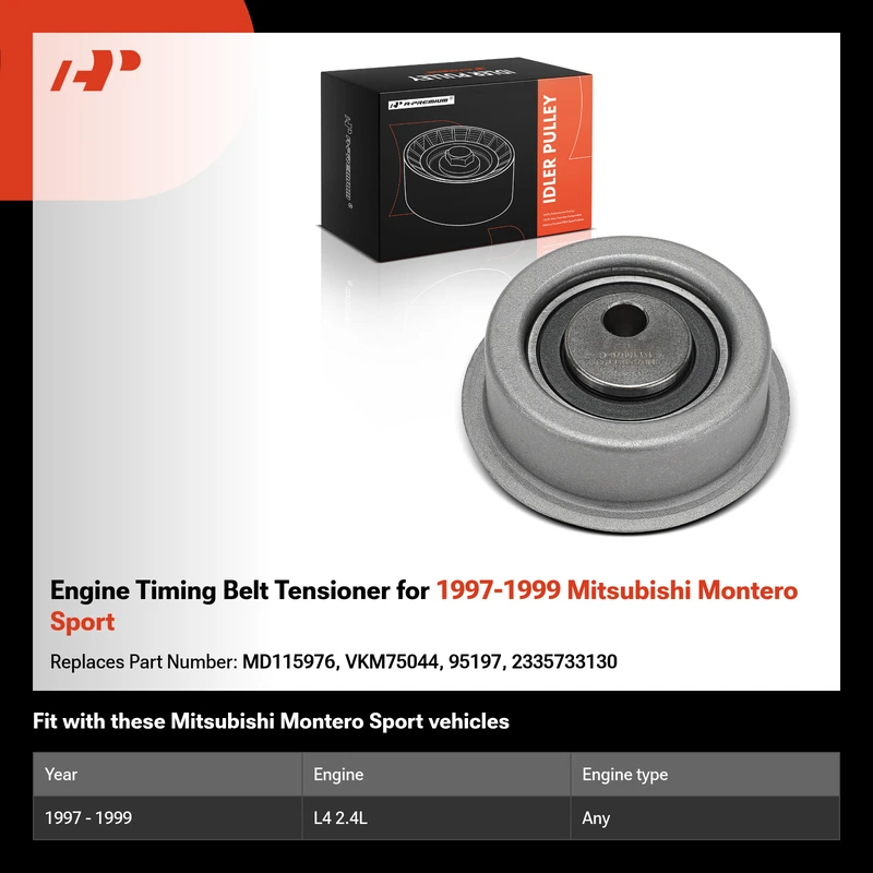 Engine Timing Belt Tensioner for 1997-1999 Mitsubishi Montero Sport
