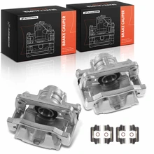 2 Pcs Rear Brake Caliper with Bracket