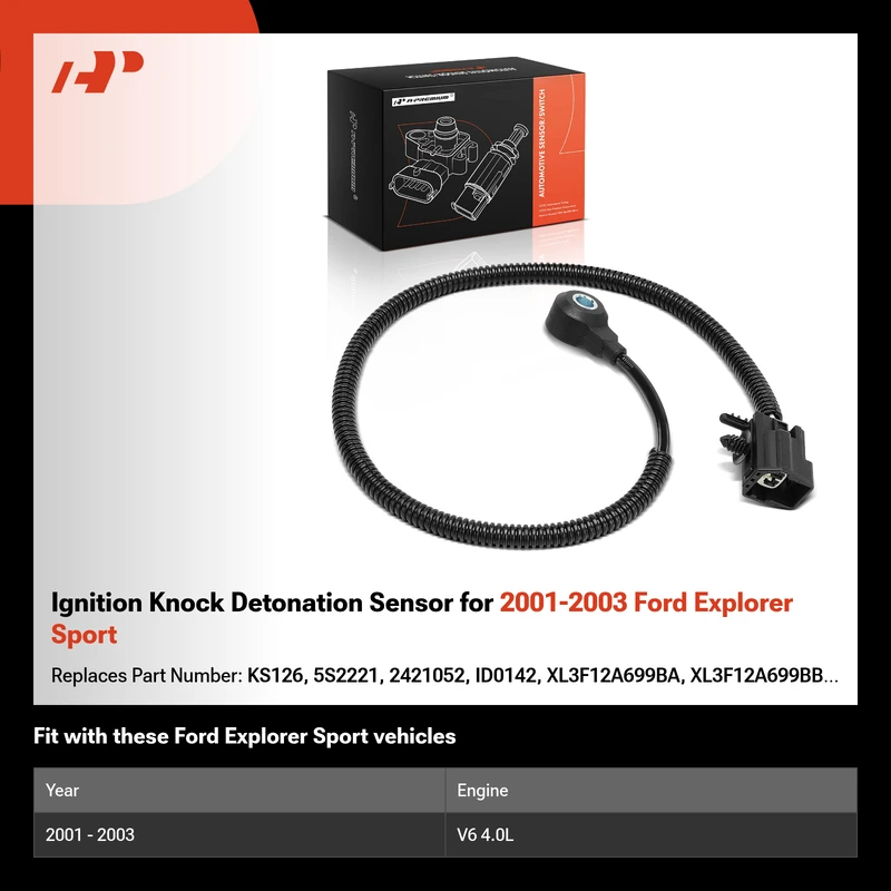Ignition Knock Detonation Sensor for 2001-2003 Ford Explorer Sport