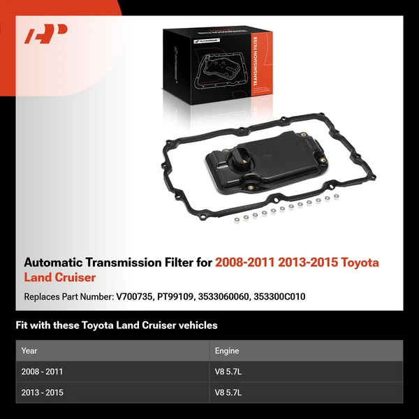 Automatic Transmission Filter for 2008-2011 2013-2015 Toyota Land Cruiser