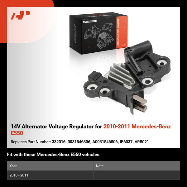 14V Alternator Voltage Regulator for 2010-2011 Mercedes-Benz E550
