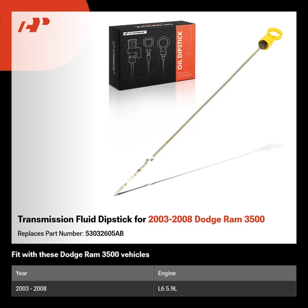 Transmission Fluid Dipstick for 2003-2008 Dodge Ram 3500