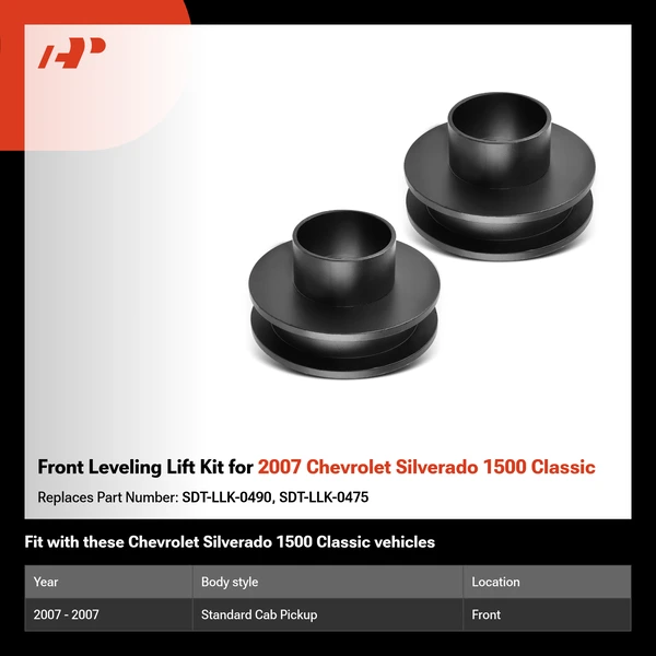 Front Leveling Lift Kit for 2007 Chevrolet Silverado 1500 Classic