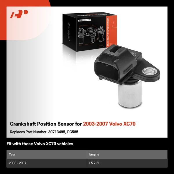 Crankshaft Position Sensor for 2003-2007 Volvo XC70