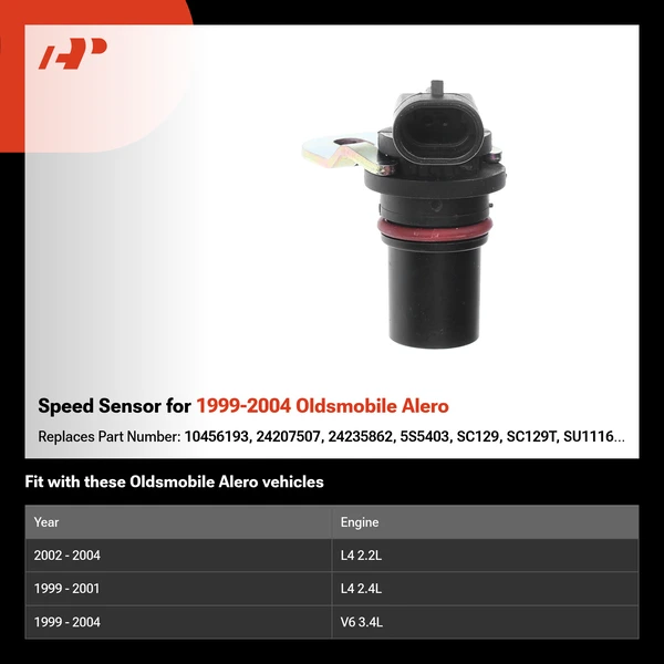 Speed Sensor for 1999-2004 Oldsmobile Alero
