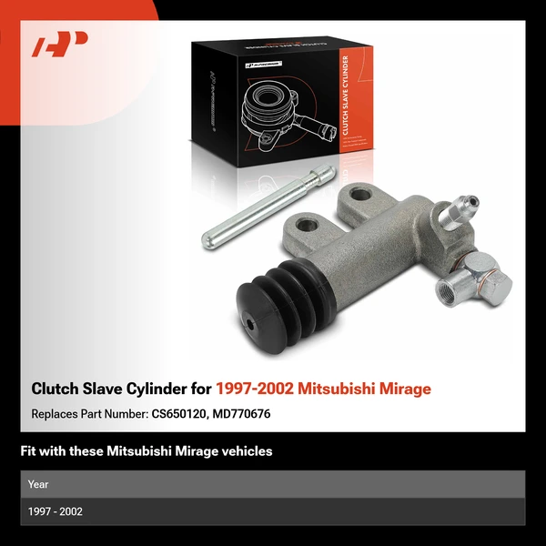 Clutch Slave Cylinder for 1997-2002 Mitsubishi Mirage