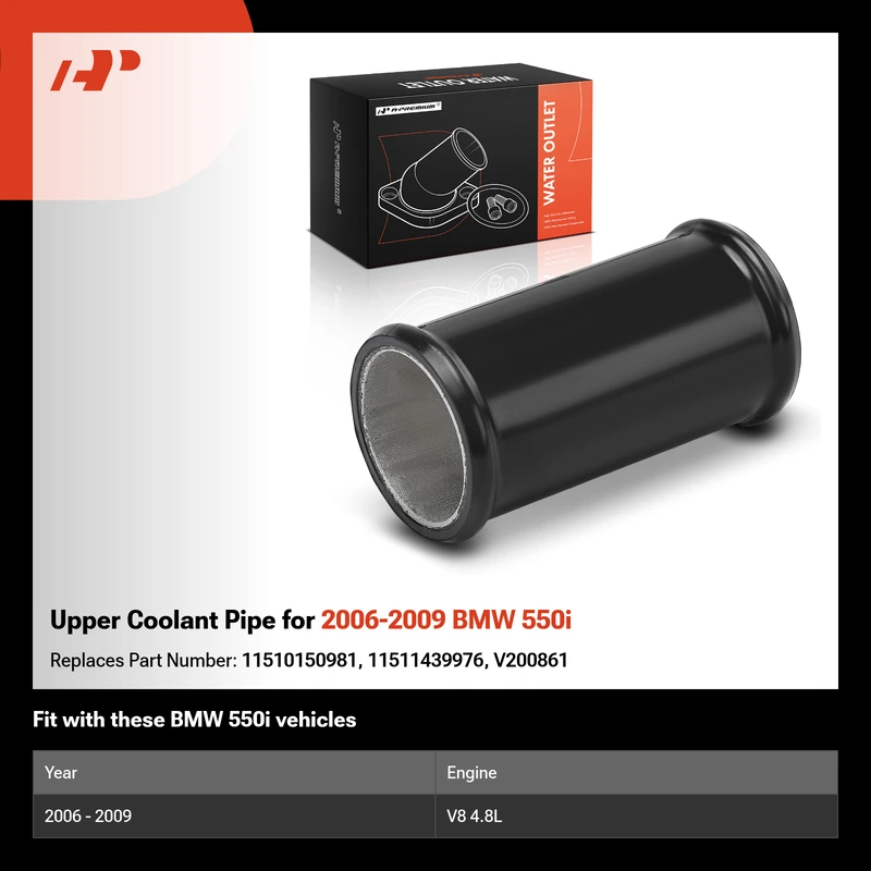 Upper Coolant Pipe for 2006-2009 BMW 550i