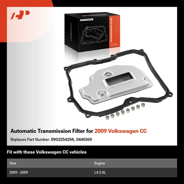 Automatic Transmission Filter for 2009 Volkswagen CC