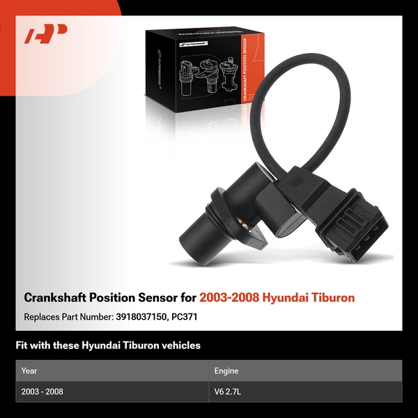Crankshaft Position Sensor for 2003-2008 Hyundai Tiburon