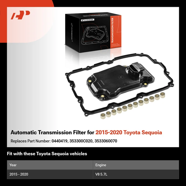 Automatic Transmission Filter for 2015-2020 Toyota Sequoia