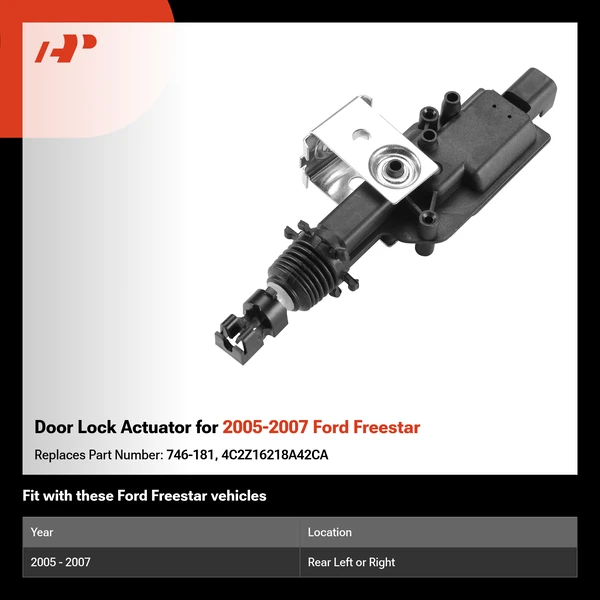 Door Lock Actuator for 2005-2007 Ford Freestar