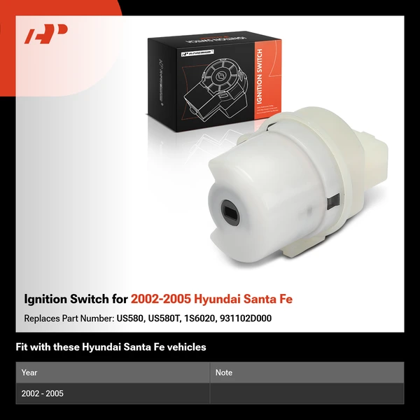 Ignition Switch for 2002-2005 Hyundai Santa Fe