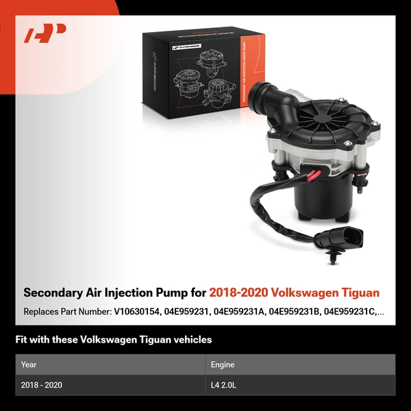 Secondary Air Injection Pump for 2018-2020 Volkswagen Tiguan