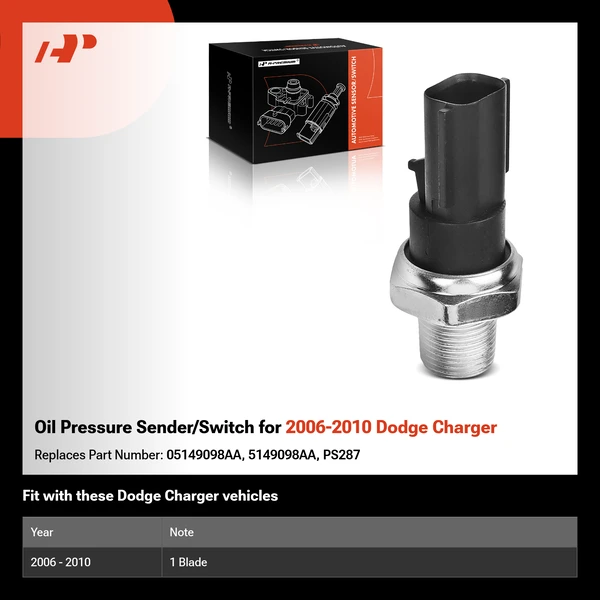 Oil Pressure Sender/Switch for 2006-2010 Dodge Charger