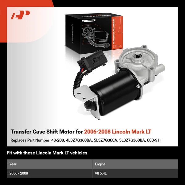 Transfer Case Shift Motor for 2006-2008 Lincoln Mark LT