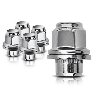 5 Pcs Front or Rear M12-1.5 Wheel Lug Nut