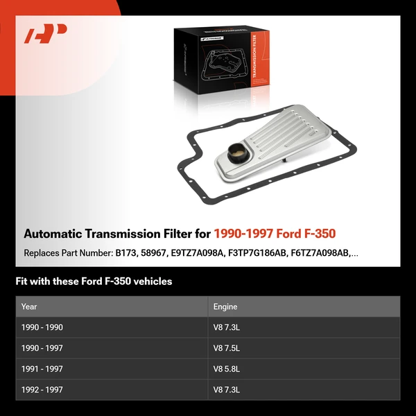 Automatic Transmission Filter for 1990-1997 Ford F-350