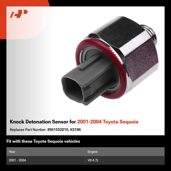 Knock Detonation Sensor for 2001-2004 Toyota Sequoia