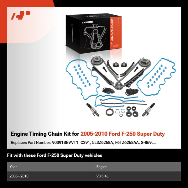 Engine Timing Chain Kit for 2005-2010 Ford F-250 Super Duty