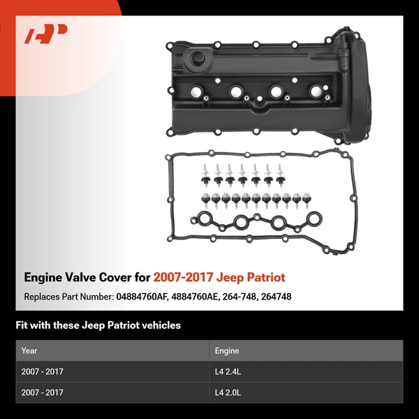 Engine Valve Cover for 2007-2017 Jeep Patriot