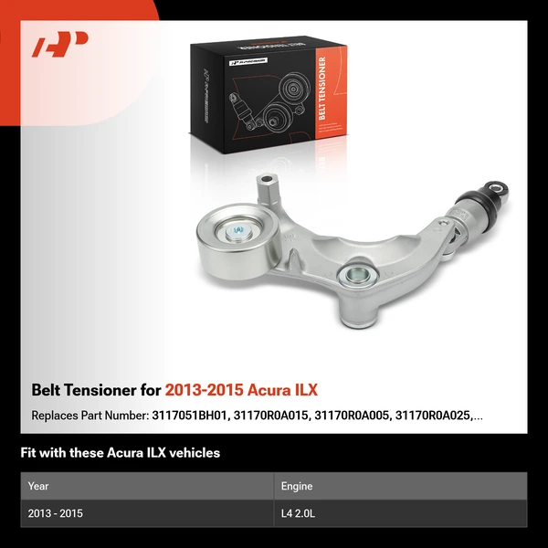 Belt Tensioner for 2013-2015 Acura ILX