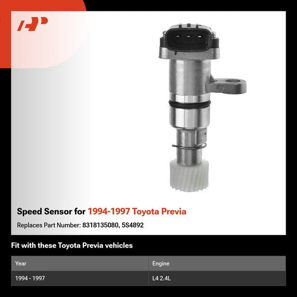 Speed Sensor for 1994-1997 Toyota Previa