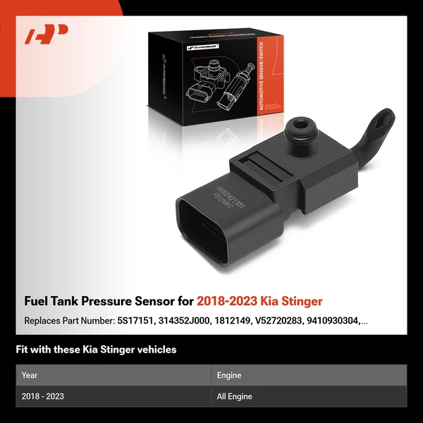 Fuel Tank Pressure Sensor for 2018-2023 Kia Stinger