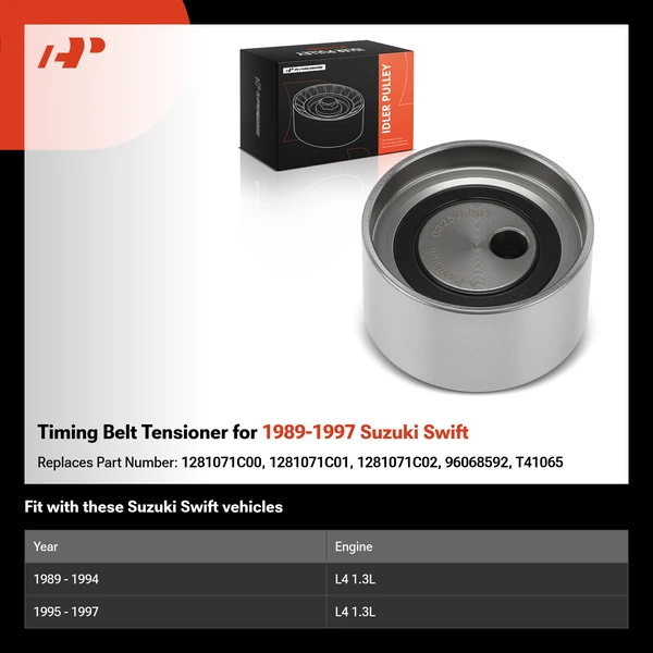 Timing Belt Tensioner for 1989-1997 Suzuki Swift
