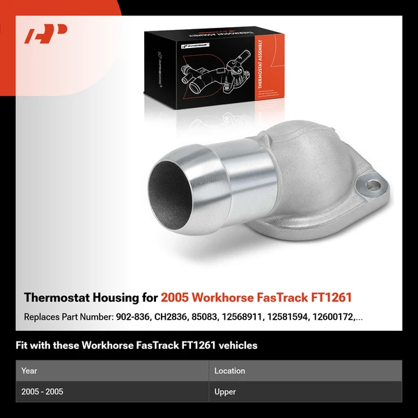 Thermostat Housing for 2005 Workhorse FasTrack FT1261