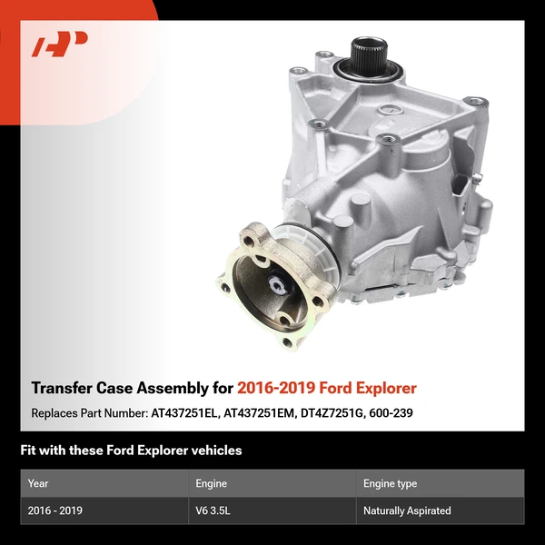 Transfer Case Assembly for 2016-2019 Ford Explorer